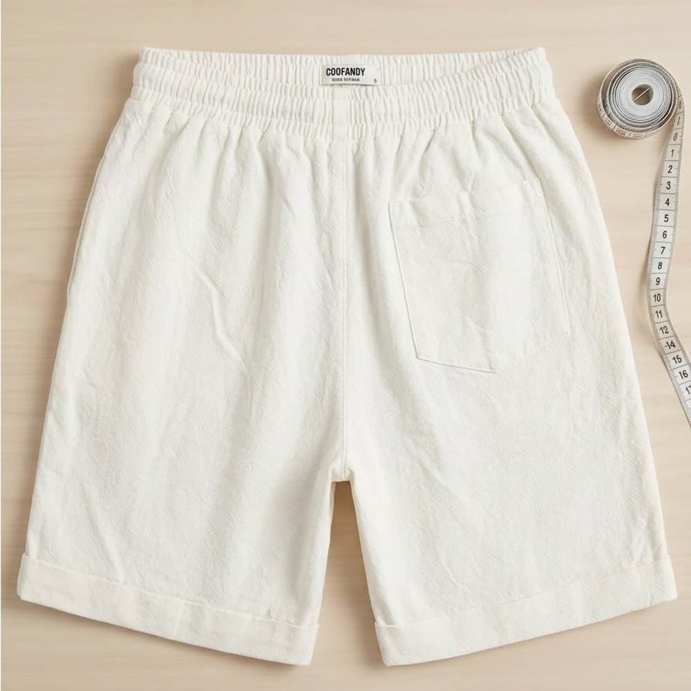 Boutique Style White Shorts – Size S